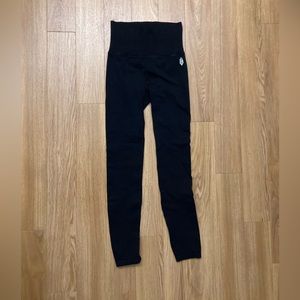 Free people black good karma leggings